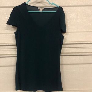 4/$20 NWOT Alberto Makali cap sleeve shirt Sz L